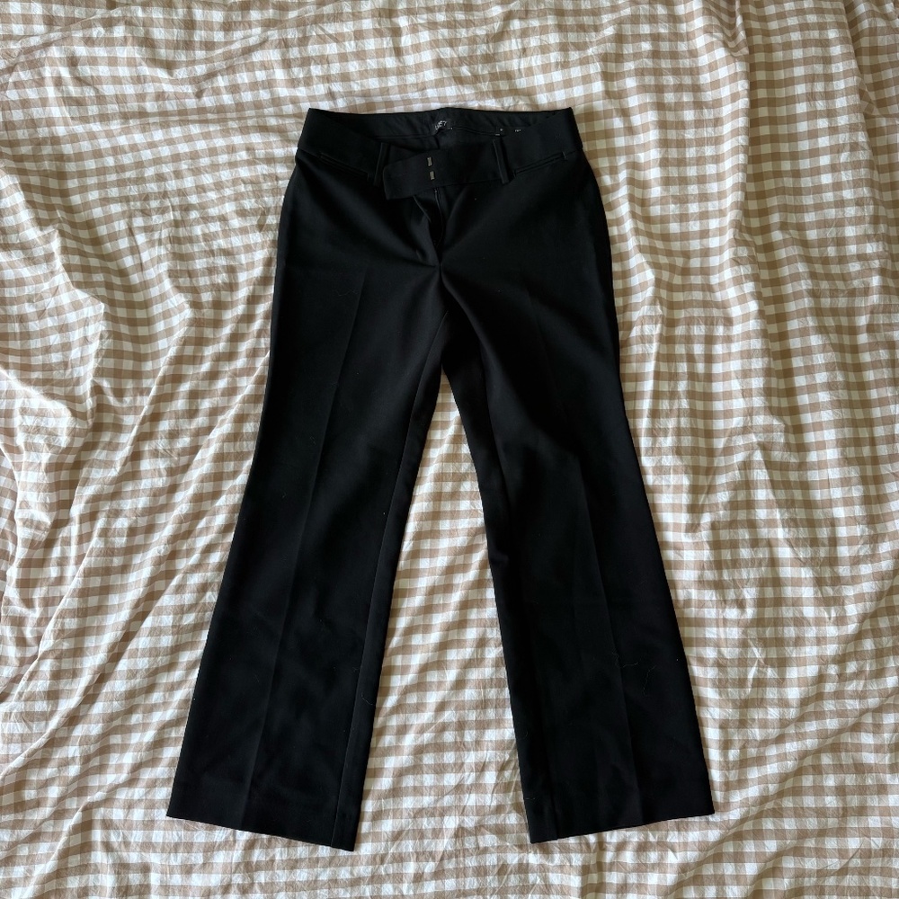 Loft Black Trouser Work Pants Size 6 Petite